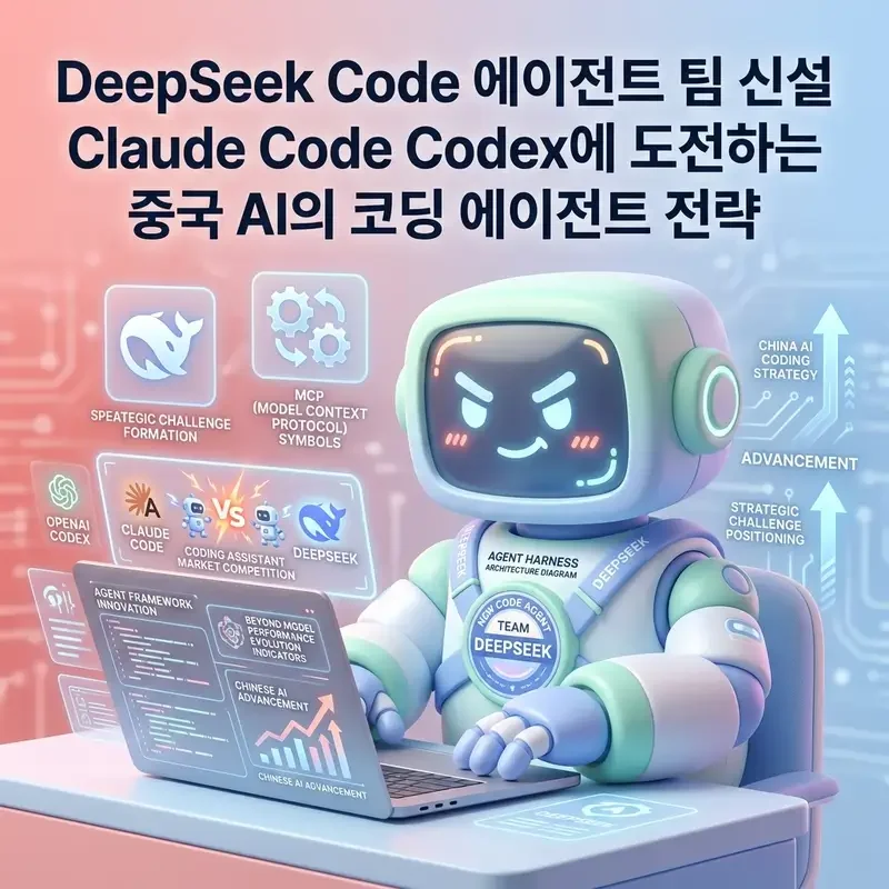DeepSeek Code 에이전트 팀 신설 Claude Code Codex에 도전하는 중국 AI의 코딩 에이전트 전략 | AI코리아24