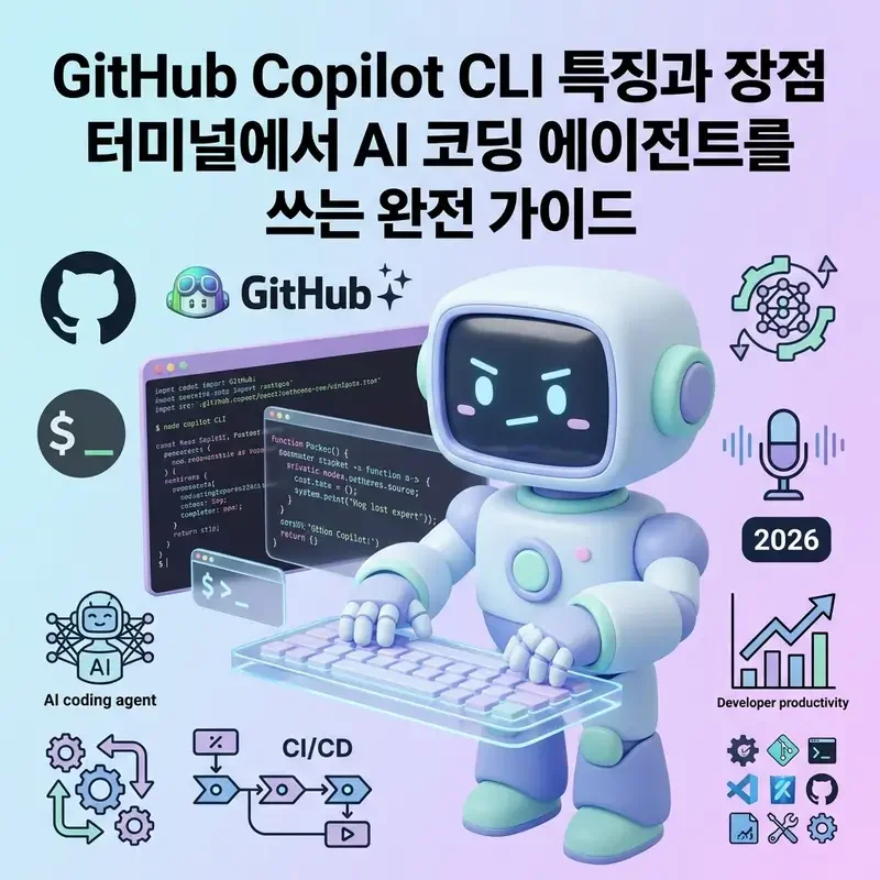 GitHub Copilot CLI 특징과 장점 터미널에서 AI 코딩 에이전트를 쓰는 완전 가이드 | AI코리아24